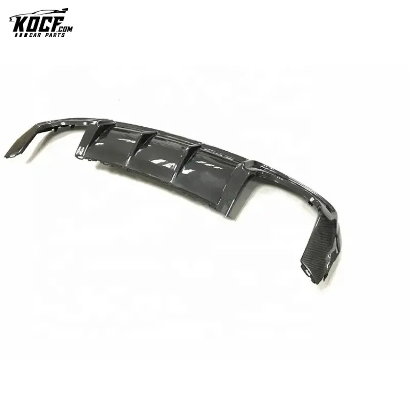 A3 S3 R style Carbon Fiber Rear Bumper Lip Diffuser Spoiler For Audi 17 