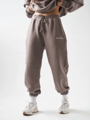 Baggy Essential Joggers - Washed Brown