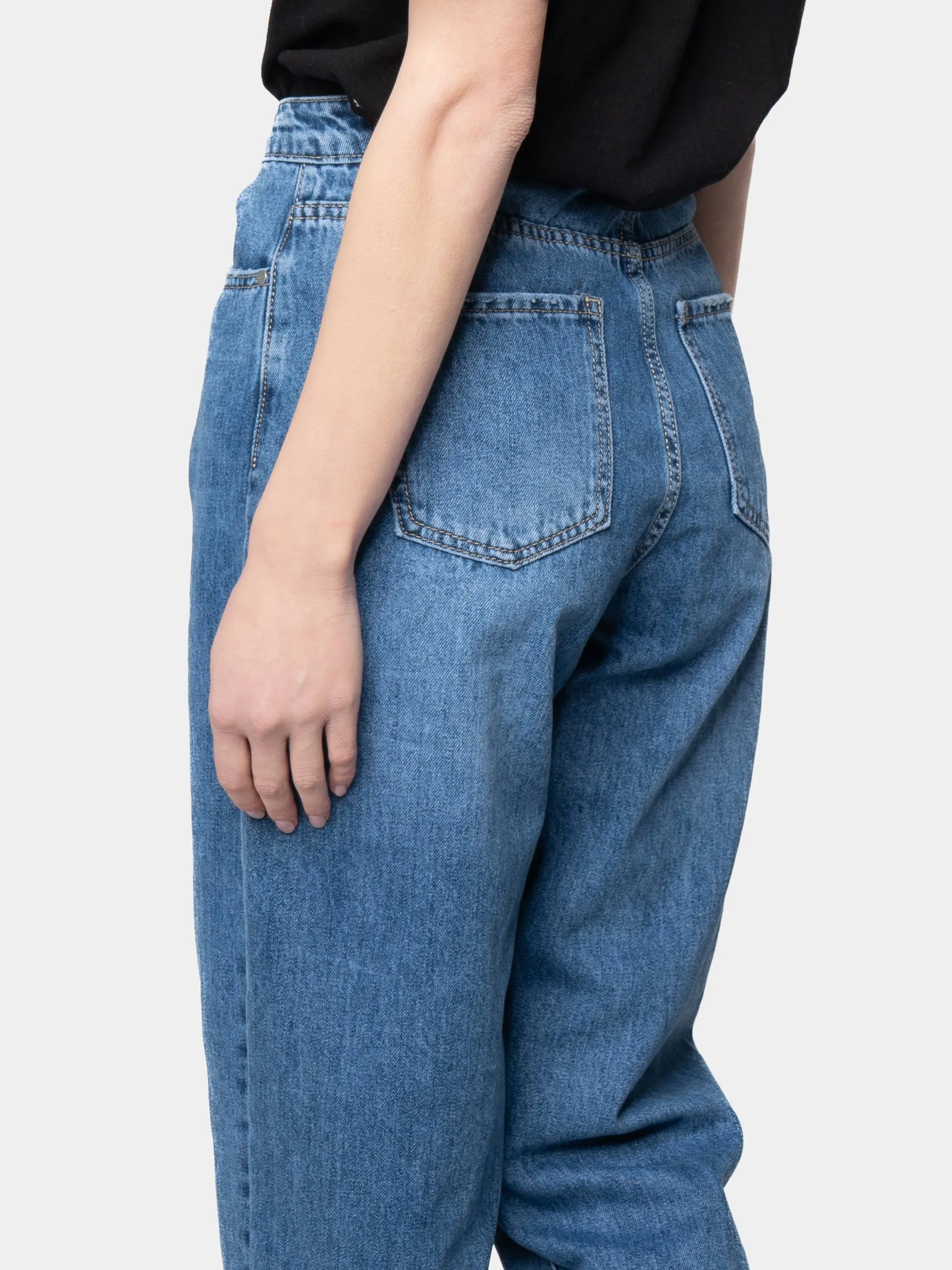 BARCELONA - Lilac Marabou Feather Jeans