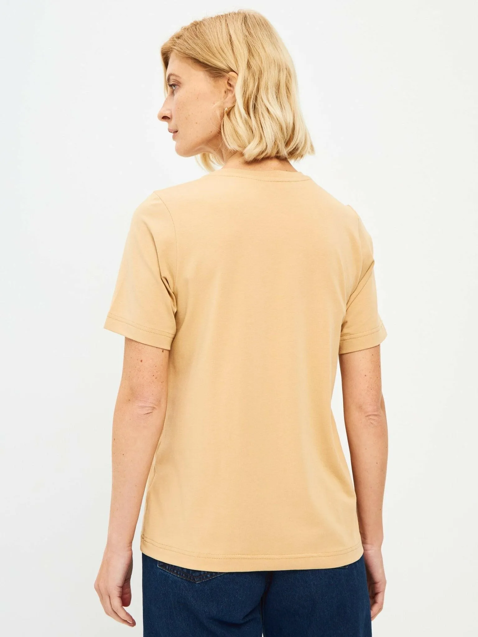 Beige Printed T-shirt RIDER CAT
