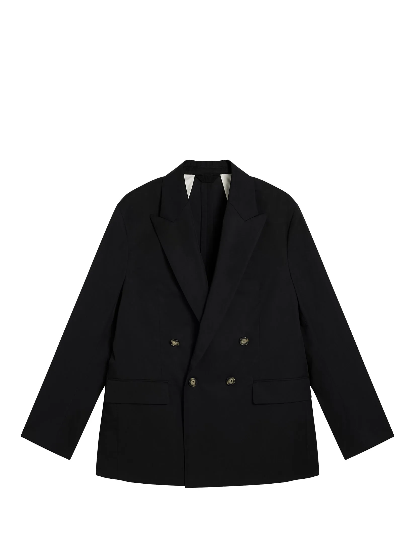 David U Light Cotton Blazer / Black