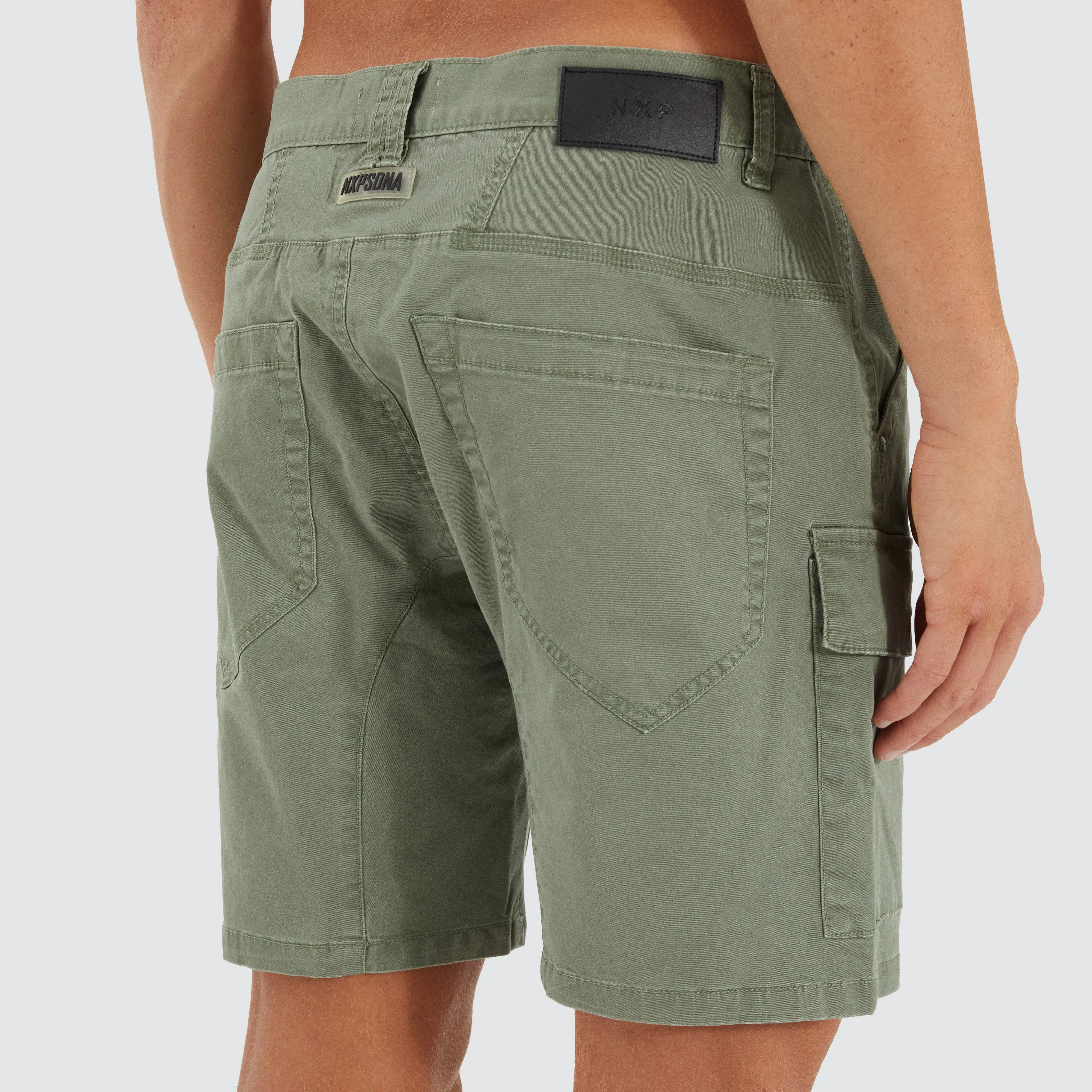 F100 Fine Twill Short Khaki