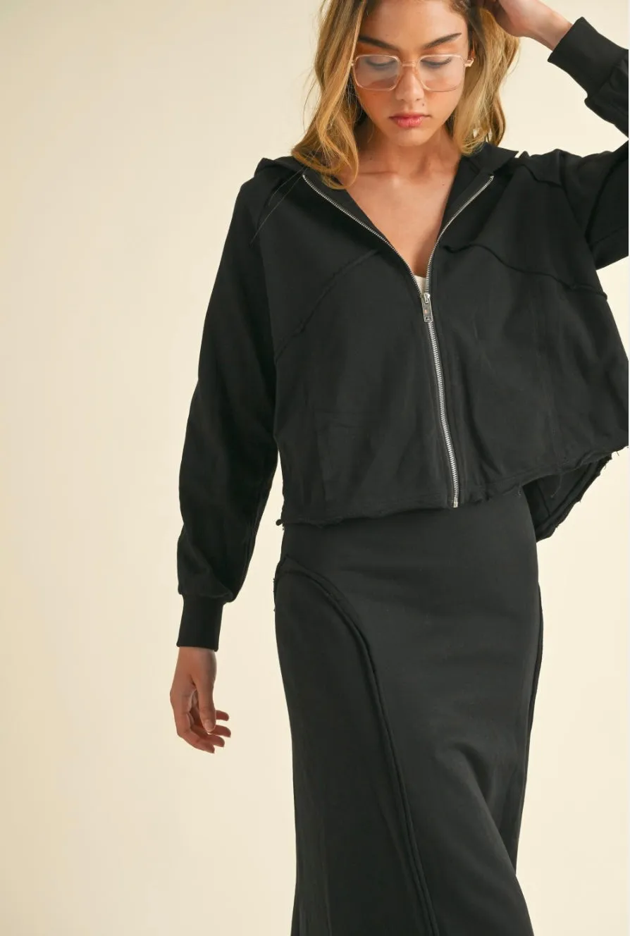 Hoodie and Skirt Set by Heyson