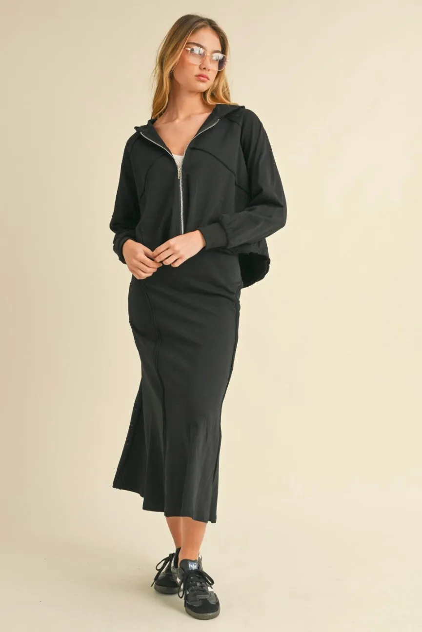 Hoodie and Skirt Set by Heyson