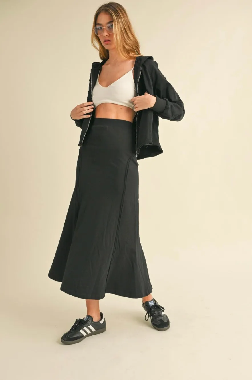 Hoodie and Skirt Set by Heyson