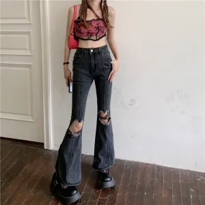 Hot Girl Ripped Jeans Women