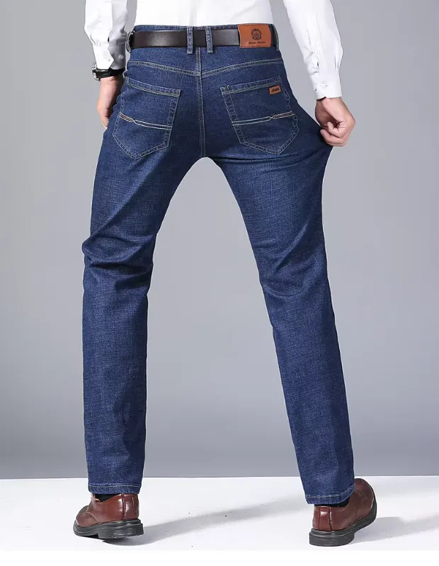 Jeans i klassisk denim fr mn