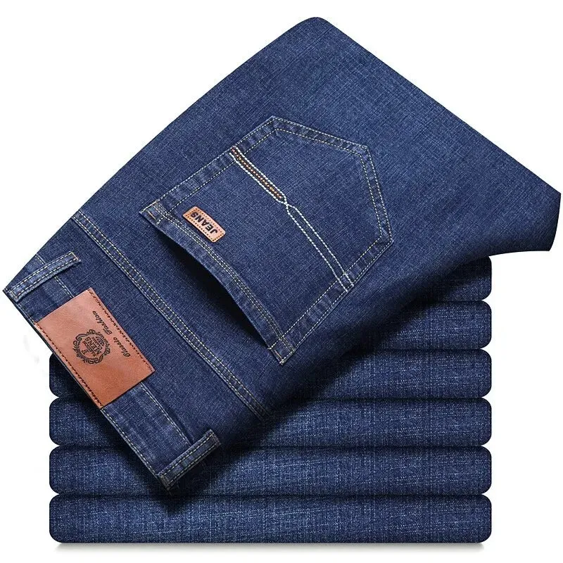 Jeans i klassisk denim fr mn