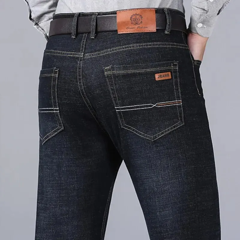 Jeans i klassisk denim fr mn