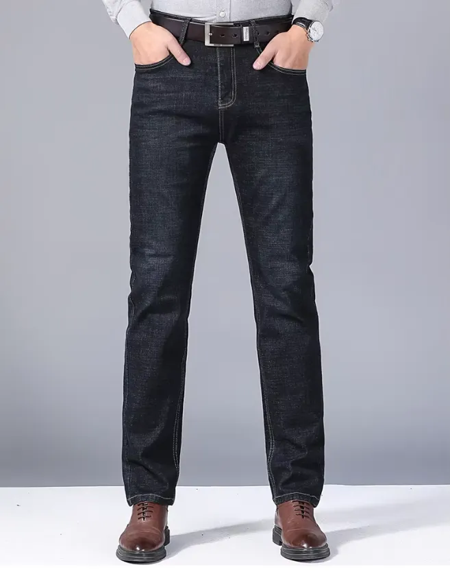 Jeans i klassisk denim fr mn