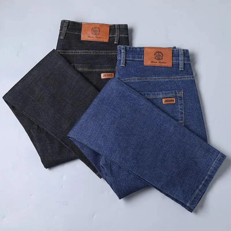 Jeans i klassisk denim fr mn
