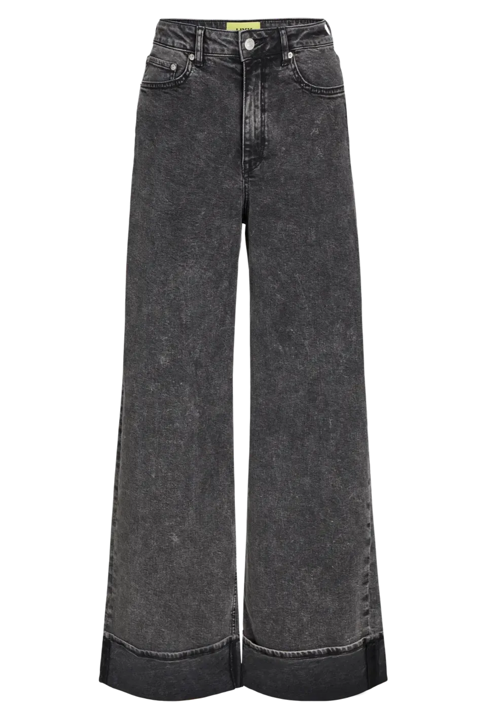 JJXX - Denim jeans - Dark Grey - Wide folded - HW - Tokyo