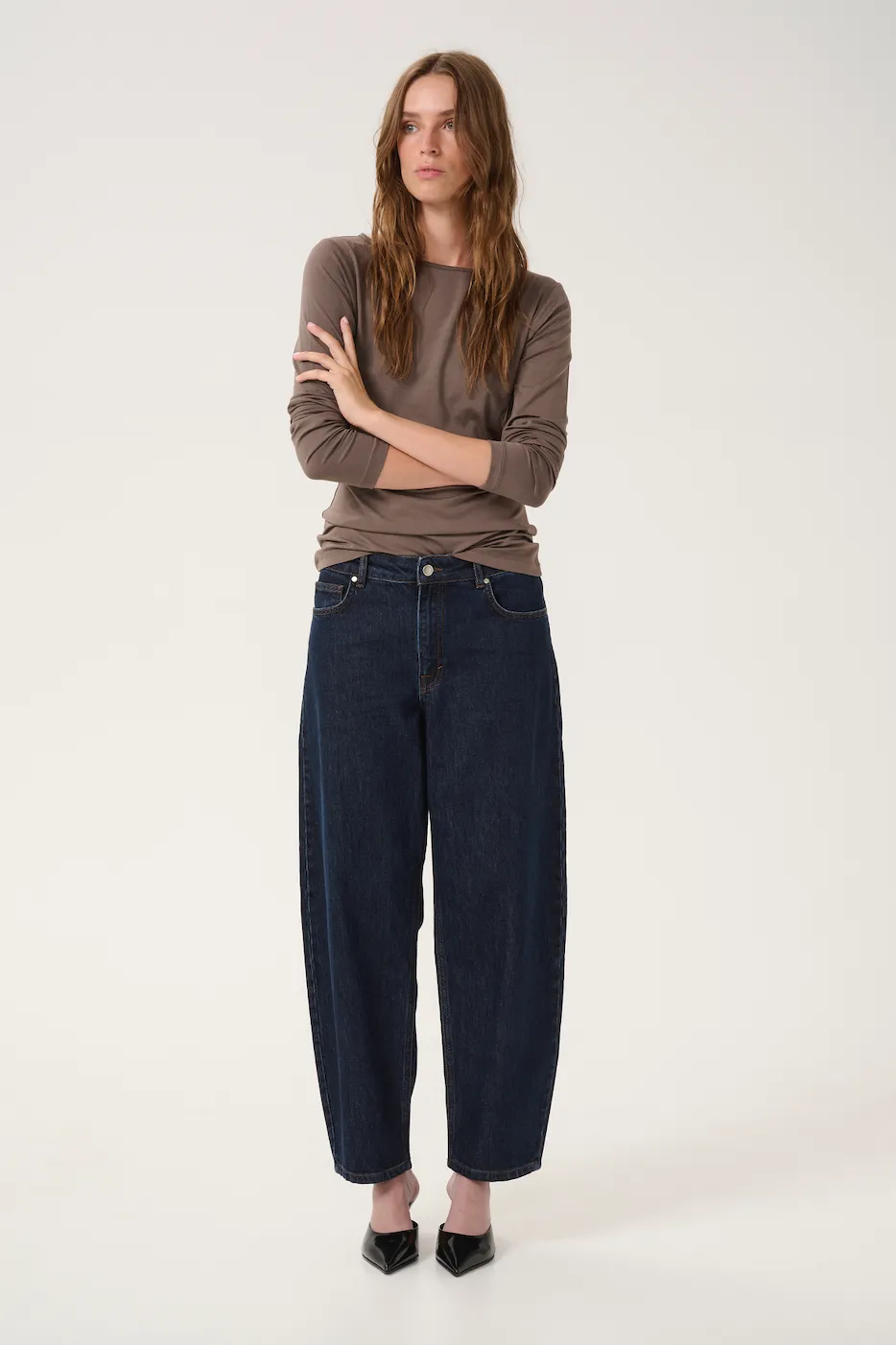 My Essential Wardrobe - Jeans - Dark blue denim - Baloo