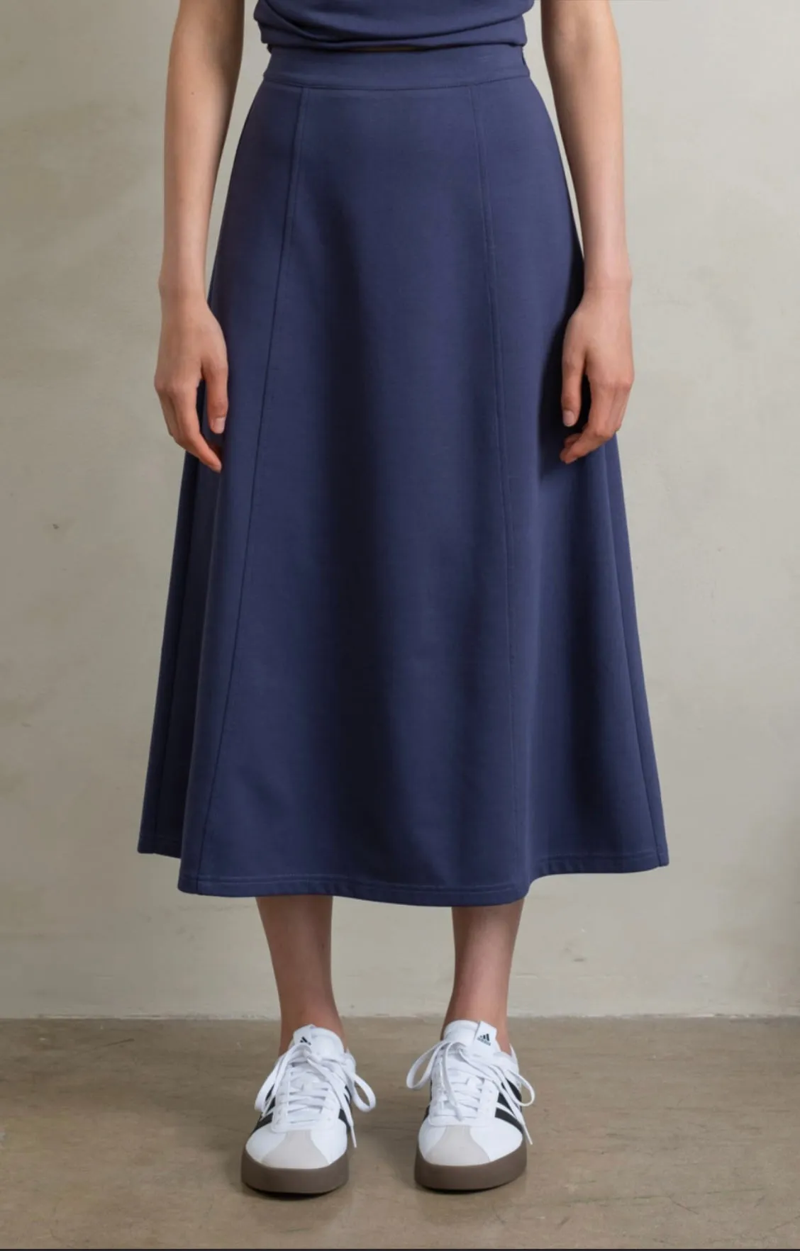 Navy Pencil Skirt