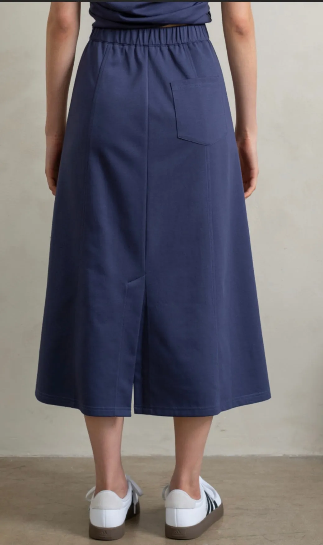 Navy Pencil Skirt