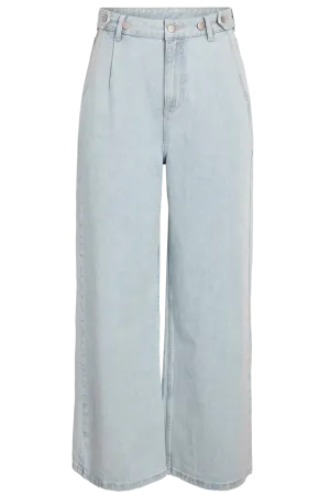 Noisy May - Jeans - Light blue denim - HW Wide - Sewa
