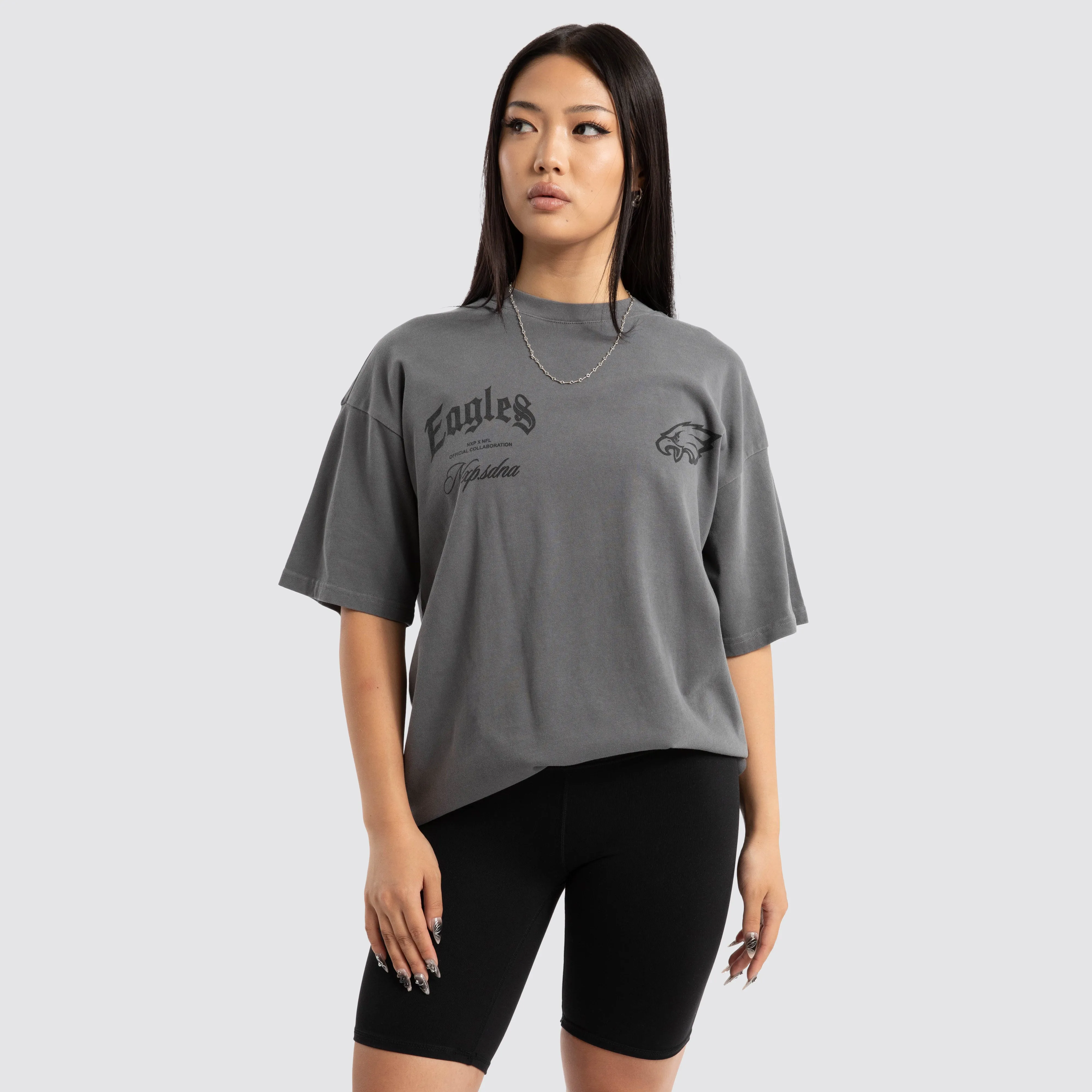 Philadelphia Eagles Defence Raptor Tee Pigment Charcoal
