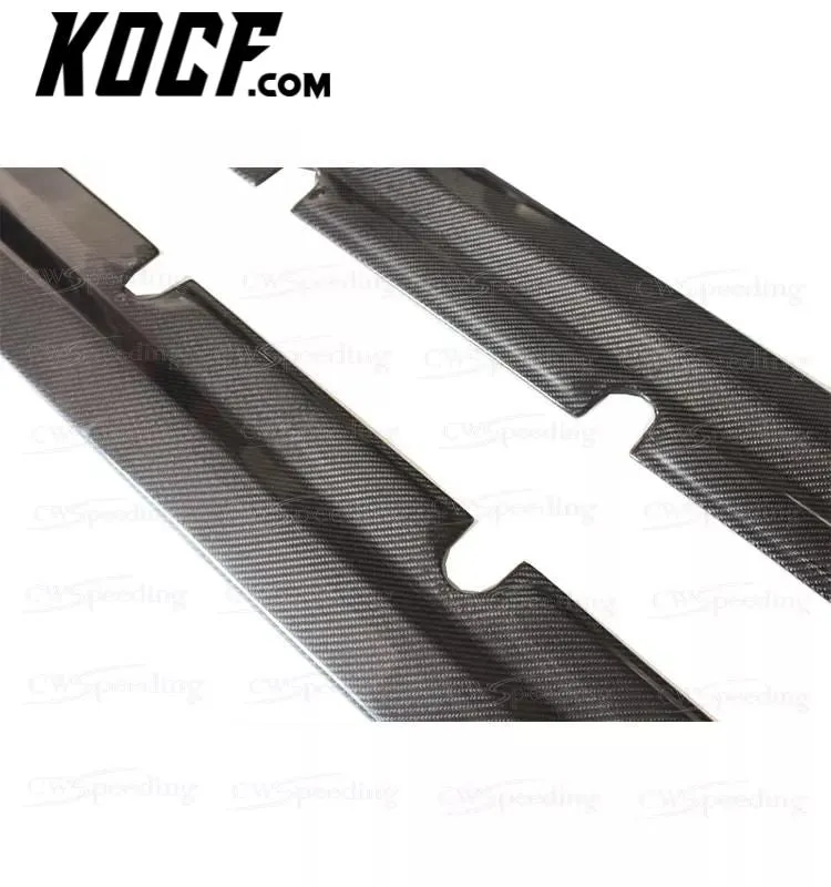 RZ STYLE CARBON FIBER SIDE SKIRTS FOR MERCEDES-BENZ A-CLASS W176 A250 A260 AMG A45