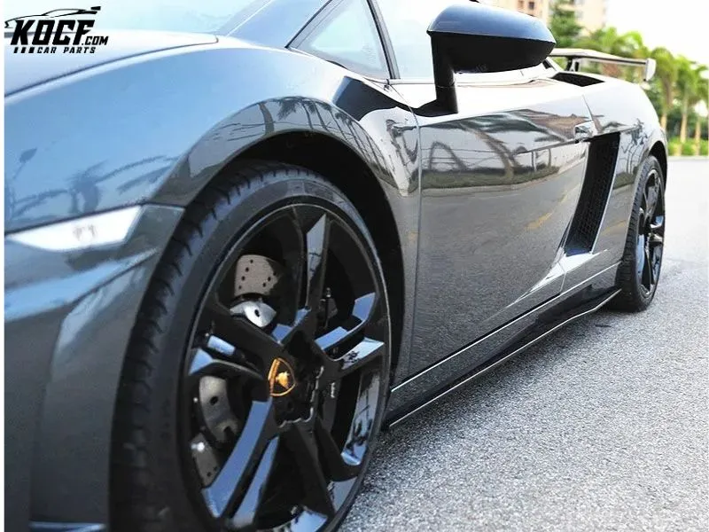 SP style carbon fiber side skirts for Lamborghini GALLARDO LP550 LP560 LP570