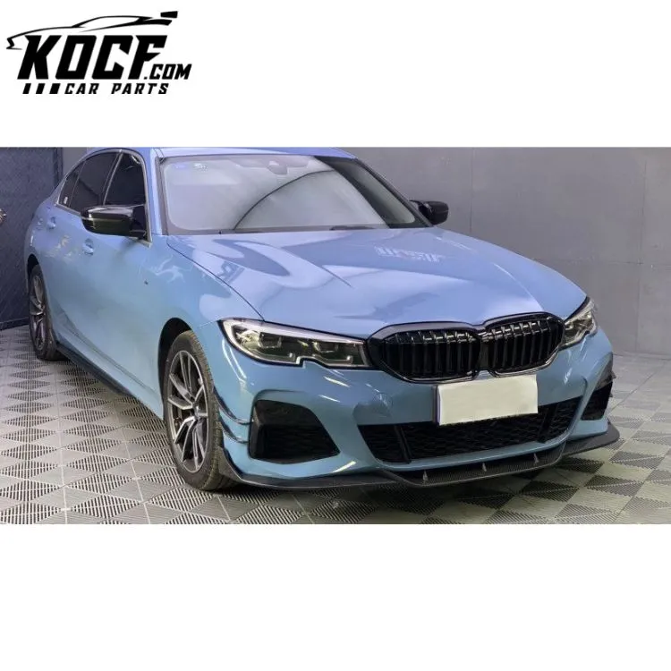TAKD Style Carbon Fiber Body Kit For BMW 3 Series G20 Carbon Front Lip Rear Diffuser Side Skirts Rear Spoiler Wing 2019 