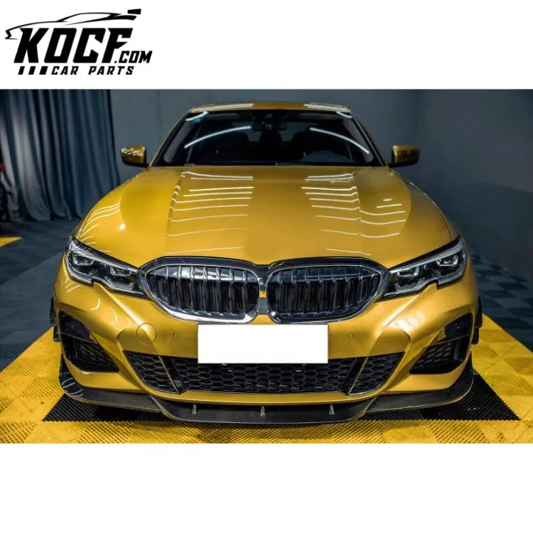 TAKD Style Carbon Fiber Body Kit For BMW 3 Series G20 Carbon Front Lip Rear Diffuser Side Skirts Rear Spoiler Wing 2019 
