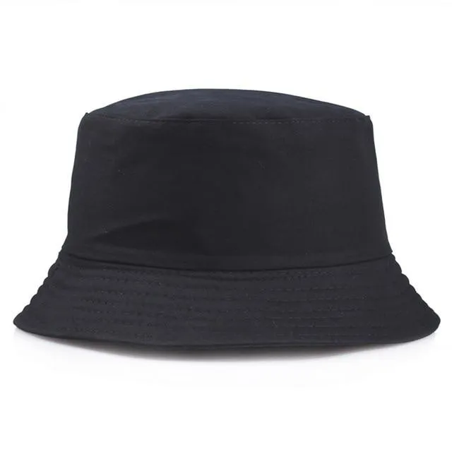 Unisex Embroidery Foldable Bucket Hat Summer Hat Streetwear Bucket Cap